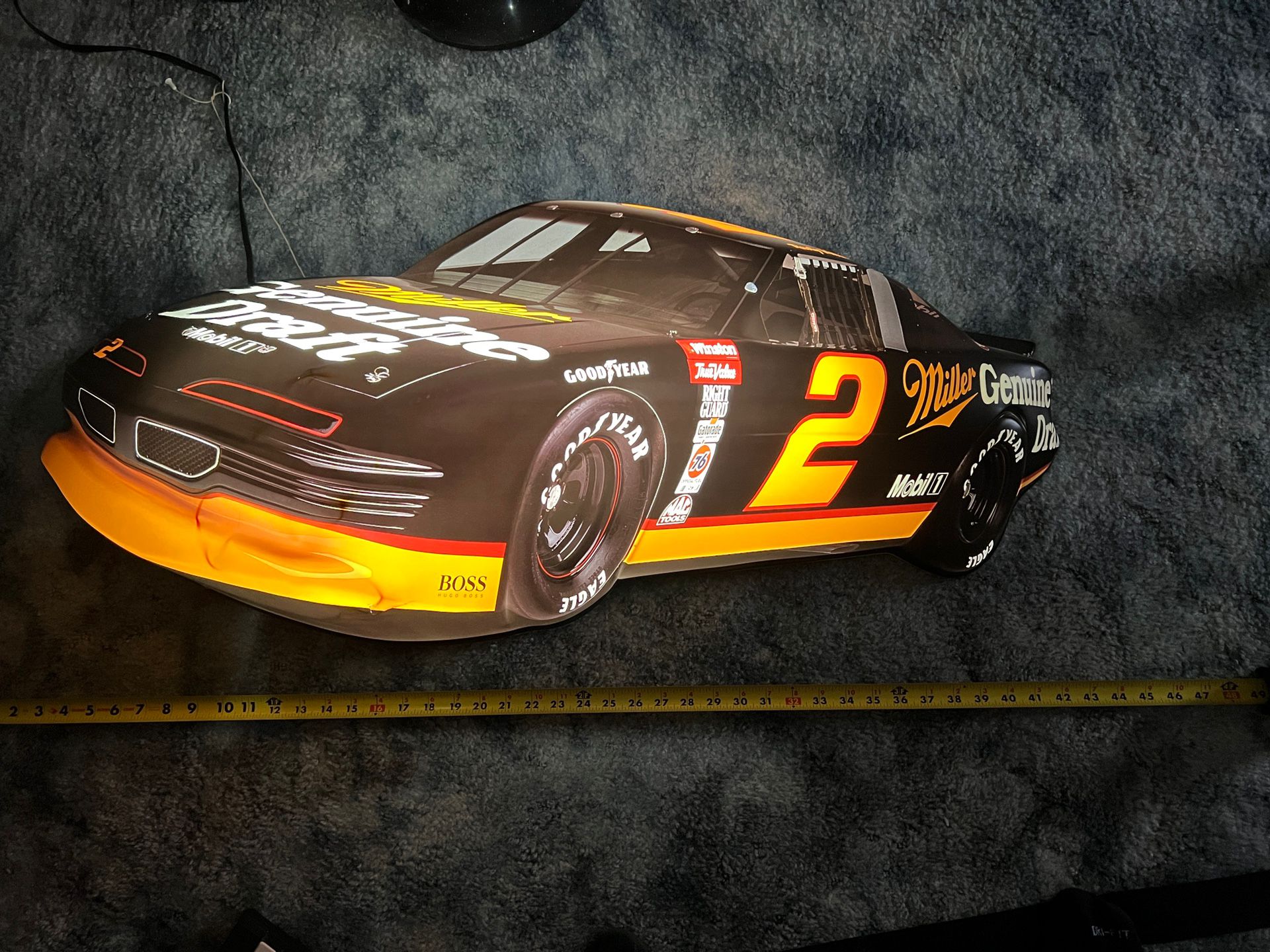 3D Rusty Wallace Miller Car Light