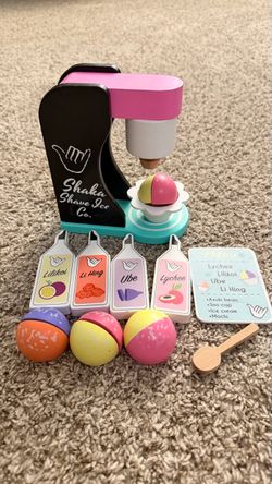 Shaka shave ice (wooden toy set)