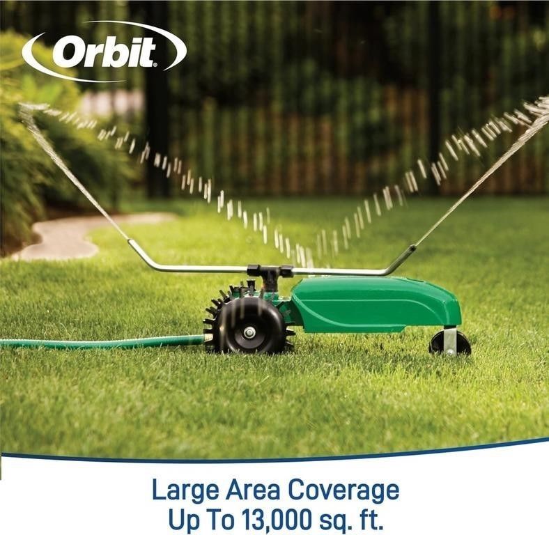 Traveling Tractor Lawn Sprinkler
