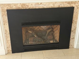 Brand new gas fireplace 44”x33.50