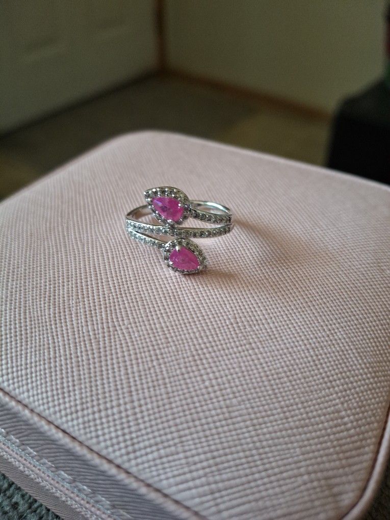 Lab Created Rose Ice Crystal