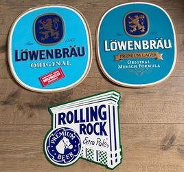 Man cave beer signs pool room beer signs