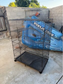 Pet cage good for any pet 2 double door