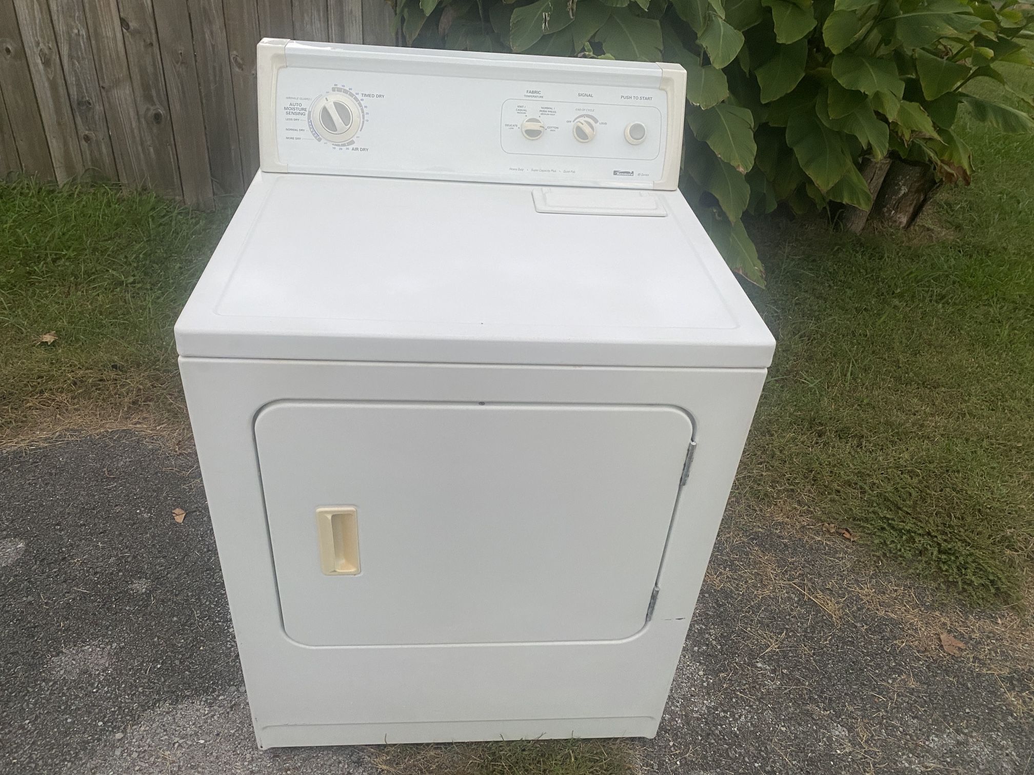 Clean working Kenmore dryer delivered installed & 3 month guarantee