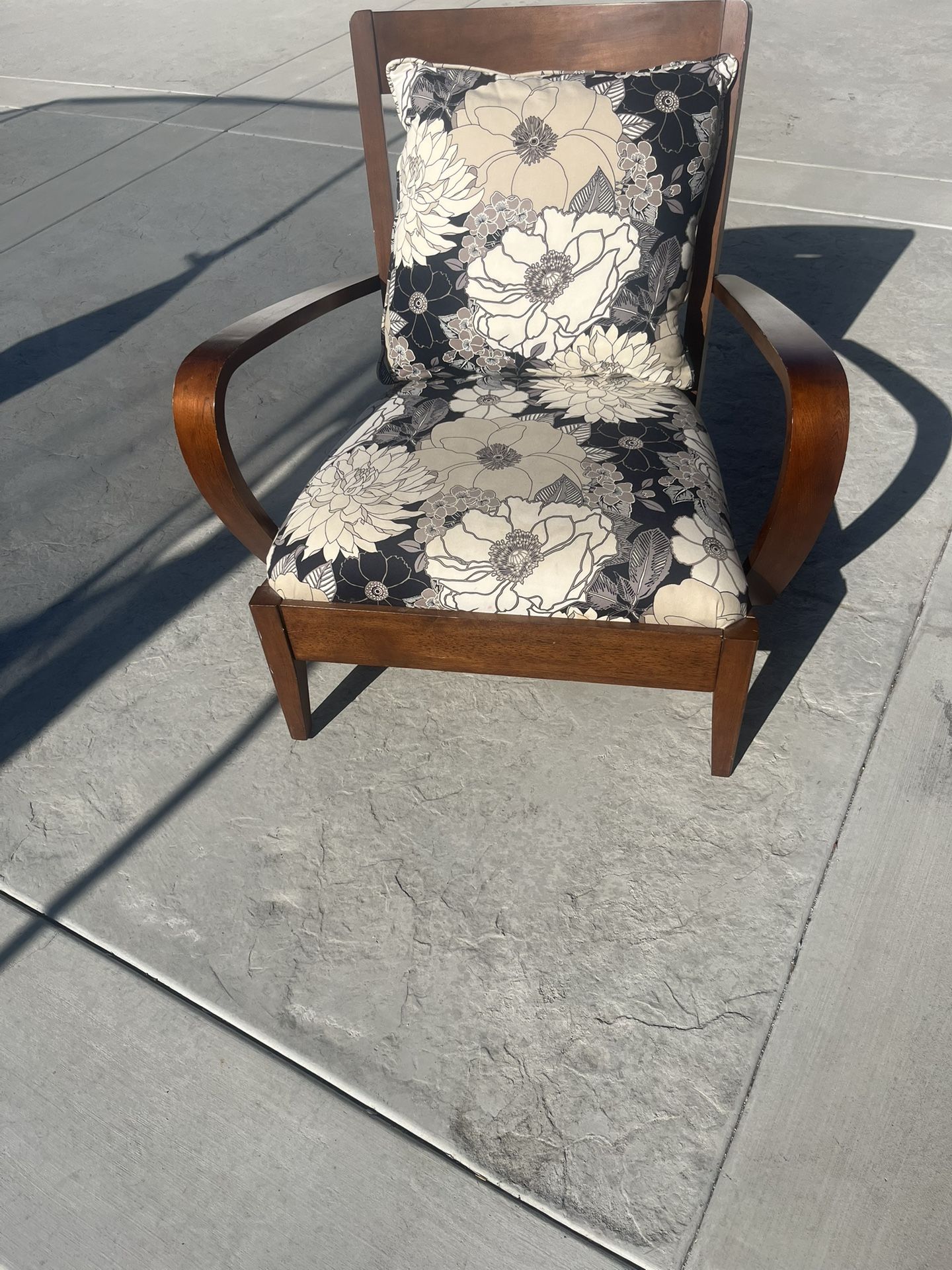 Accent Chair With Ottoman