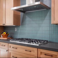 Zia Tile Ceramic 2x4 Satin Finish Fuji Blue Green Teal made in Japan subway 133 Sqft Available