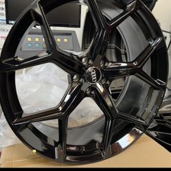 Audi 19 Inch New Blk RS Styie Rims New Tires Set