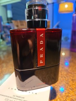 Prada Ocean Luna Rossa Le Parfum 100ml 3.3 Fl. Oz. 90% used Authentic