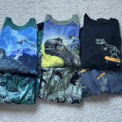 3 sets of ling sleeve fleece pajamas - size XL 14/16