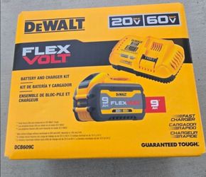 Dewalt flexvolt 9.0ah Battery with fast charger