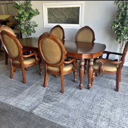 7 Piece Formal Dining Room Table Set