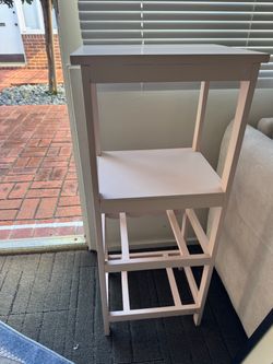 Small pink side table