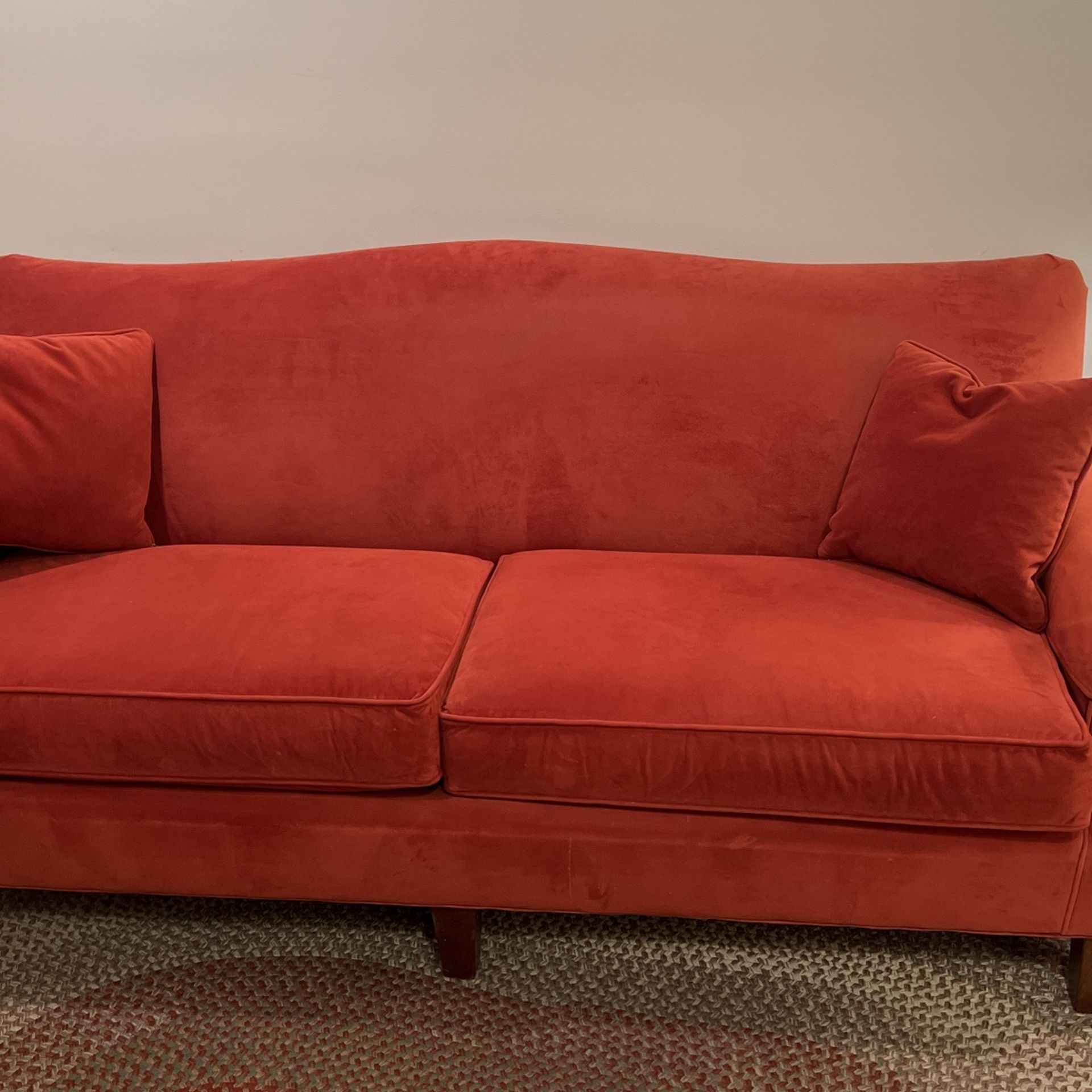 Walter E. Smith Arton Square Tapered Leg Sofa Couch