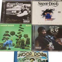 Snoop Dogg 7 CD Lot R&G Eastsidaz Ego Trippin Blue Carpet Bush Rap Hip-Hop Cali

