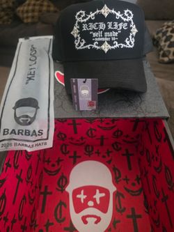 Barbas hats rich life black