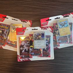 Pokémon Destined Rivals 3 Pack Blisters