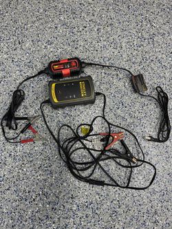 Stanley FatMax 8A + EverStart Plus Battery Chargers – 6V/12V (Bundle)