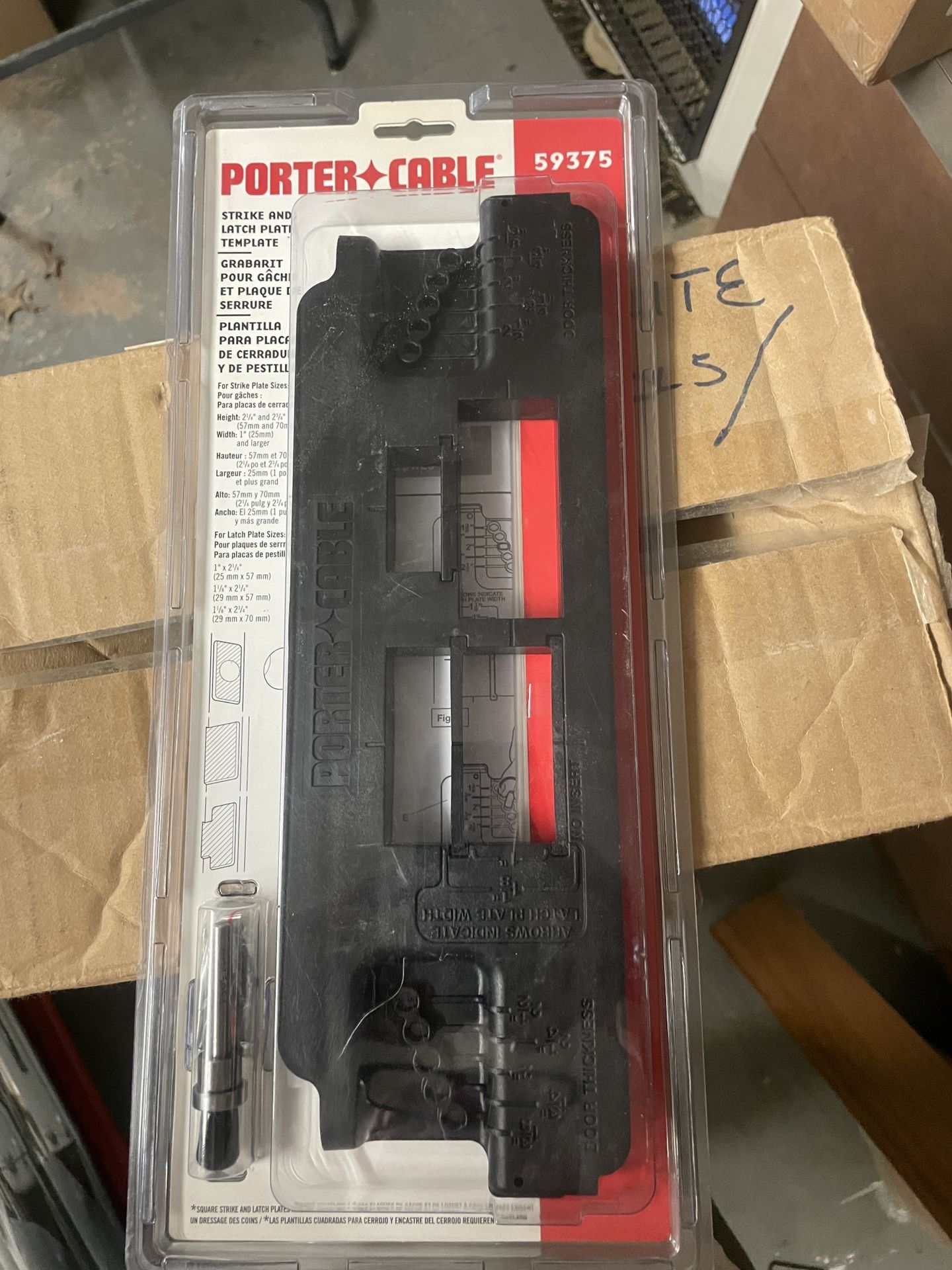 Porter Cable Strike / Latch Template