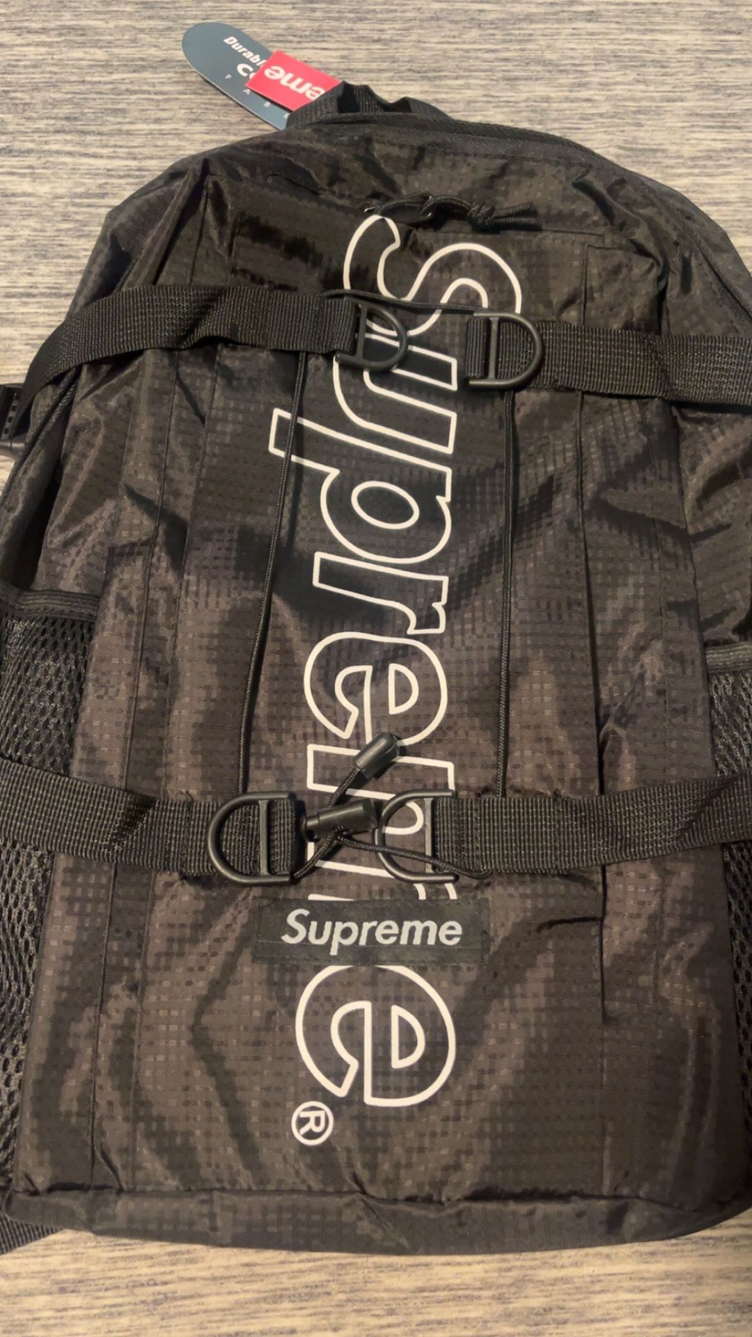 Brand New Supreme Backpack With Tags