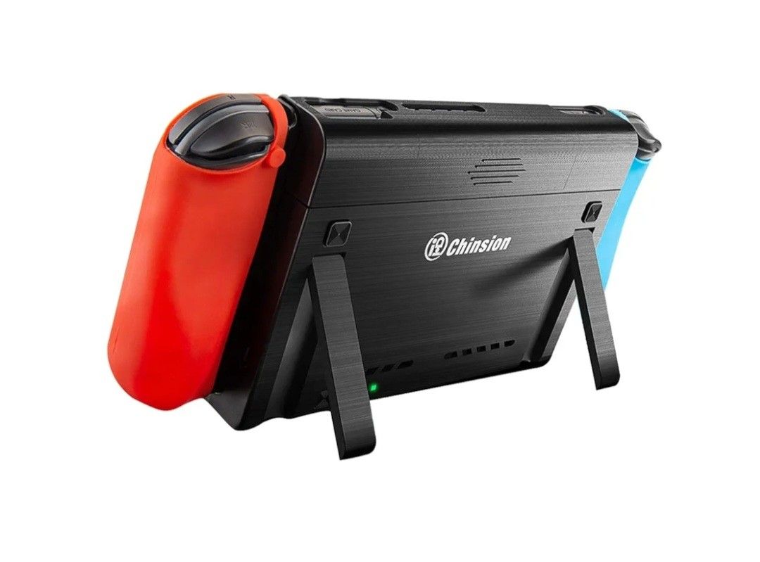 10000mAh Battery Charger Case for Nintendo Switch & OLED, Portable Pop-Up Backup Extended Battery Pack Charger Case~Switch Games & Accessories, Black