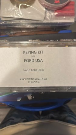 Keying Kit For Ford USA