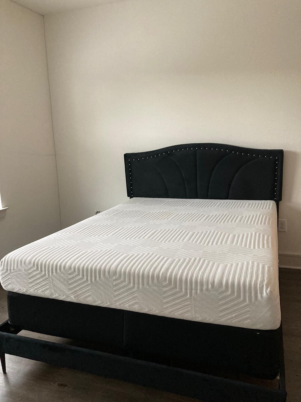 Queen Bed With New Mattress