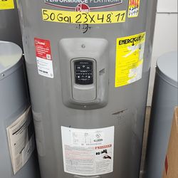 New Rheem  Gladiator 50 Gal. Medium  Electric Tank Water Heater with Leak Detection, Auto Shutoff with Warranty 