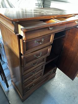 Solid wood dresser
