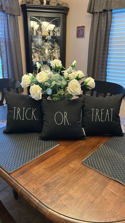 Rae Dunn Halloween Throw Pillow Set of 3