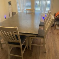 Gray Dining Room Set