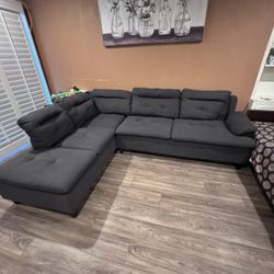 Grey sofa sectional 