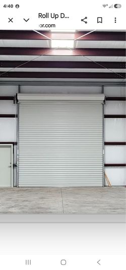 14' x 14' Used Roll -Up Sheet Door