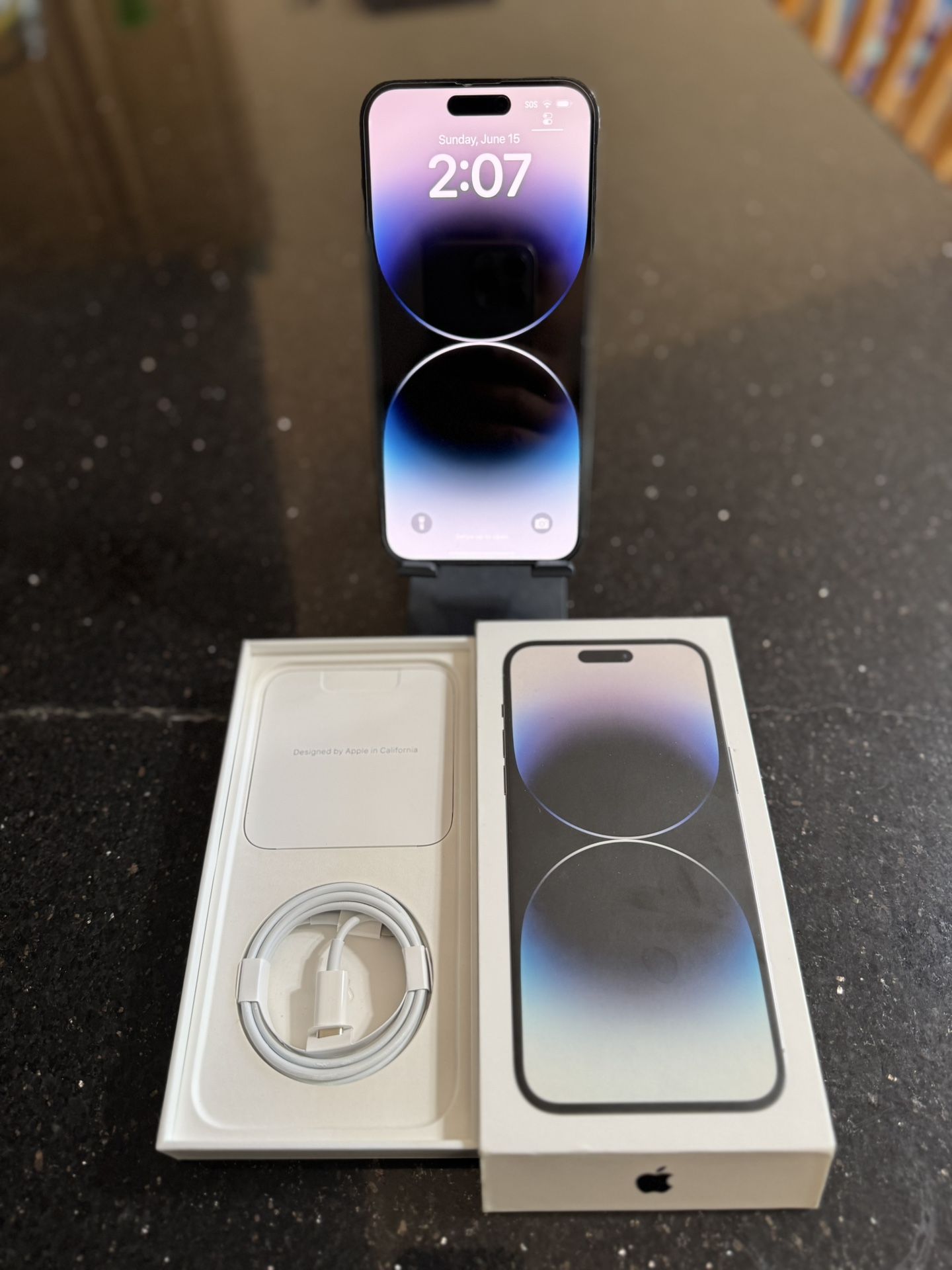 iPhone 14 Pro Max 256GB - Space Gray - Unlocked - Original Box & Charger