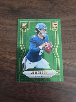 Jaxson Dart NYG - Panini Elite RC Green Disco Parallel 103
