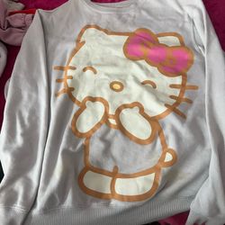 Hello Kitty Sweatshirt, Size Medium,
