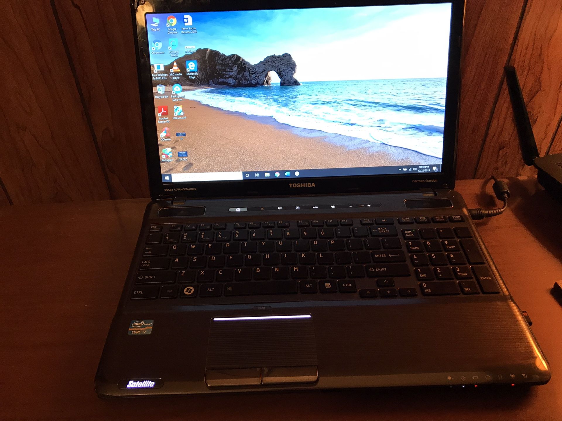 Toshiba i7 laptop