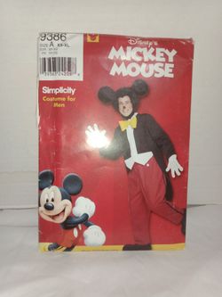 Simplicity Disney Mickey Mouse Costume Sewing Pattern