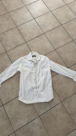 Canali made in Italy white dress shirt, size 38/15