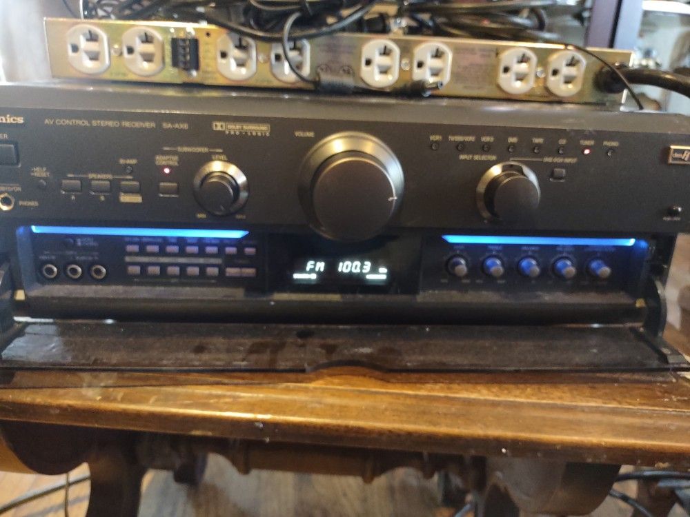 Technics Av Control Stereo Receiver Model Sa-ax6
