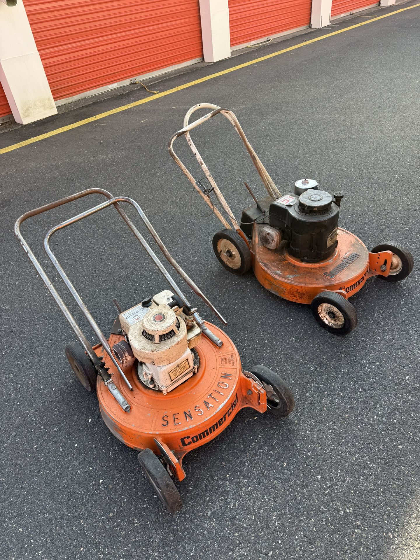 Two Sensation Aluminum Deck, Lawn Mowers
