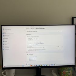 For Sale- LG 32” QHD 75Hz + BenQ 24” IPS 100Hz Monitors 