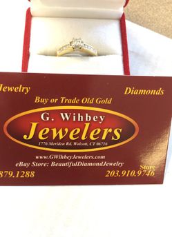 14 Kt gold & diamond ring