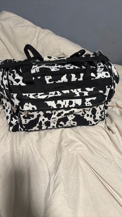 Cow Print Duffle Bag
