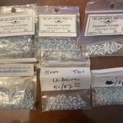 SWAROVSKI CRYSTALS - 6mm, 5mm and 4mm
