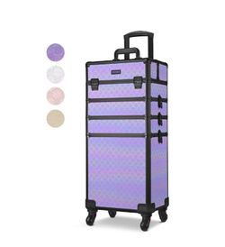 Byootique Rolling Makeup Case ForgetMeNot Artist Travel Case (Color Opt: Charm, Blush, Grace, Pure) - Summer Sale