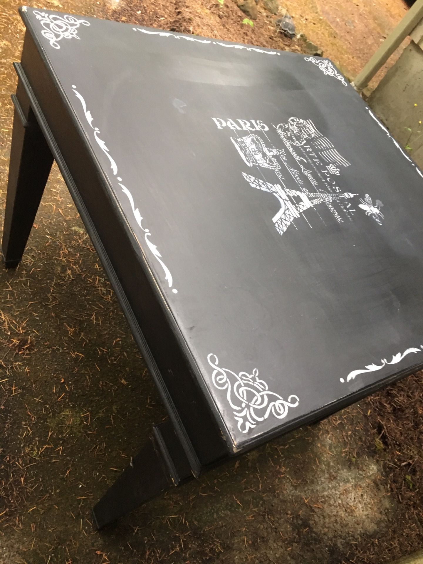 2 Paris end tables