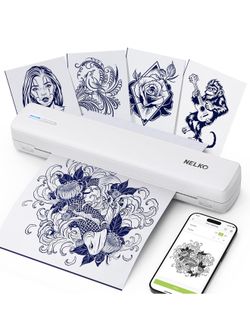 Nelko Impresora de plantillas de tatuajes