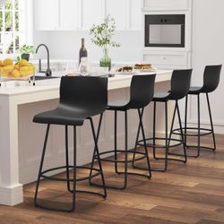 Bar Stools Set of 4 Counter Height Stools