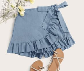 Dusty Blue Skort
