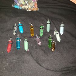 13 Semi Precious Stone  Pendant Group3